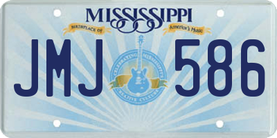MS license plate JMJ586