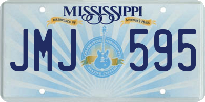 MS license plate JMJ595