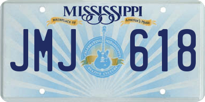 MS license plate JMJ618