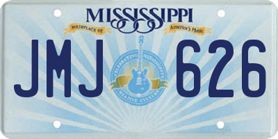 MS license plate JMJ626