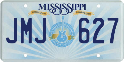 MS license plate JMJ627