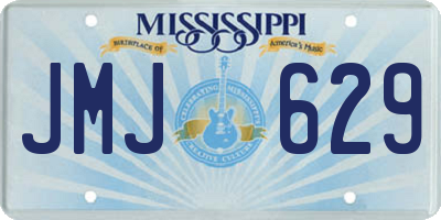 MS license plate JMJ629