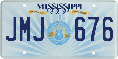 MS license plate JMJ676