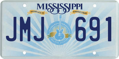 MS license plate JMJ691