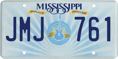 MS license plate JMJ761