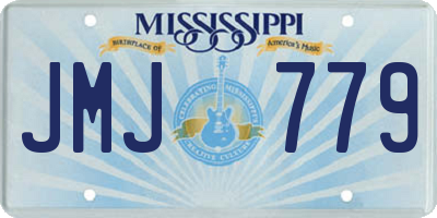 MS license plate JMJ779