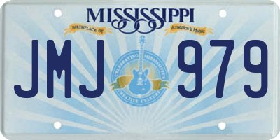 MS license plate JMJ979
