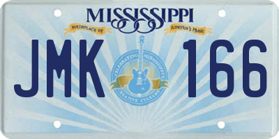 MS license plate JMK166