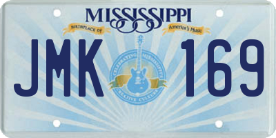 MS license plate JMK169