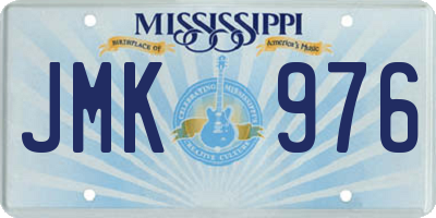MS license plate JMK976
