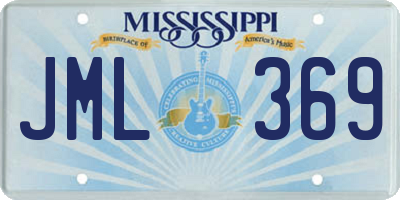 MS license plate JML369