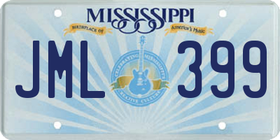 MS license plate JML399