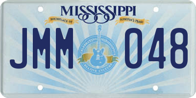MS license plate JMM048