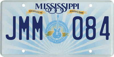 MS license plate JMM084