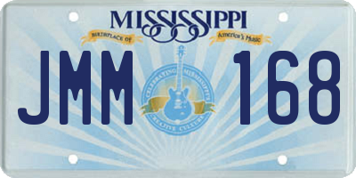 MS license plate JMM168
