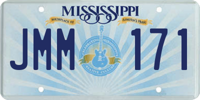 MS license plate JMM171