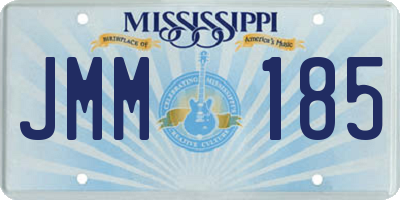 MS license plate JMM185