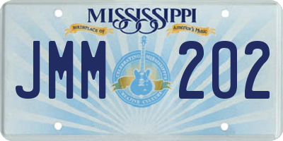 MS license plate JMM202