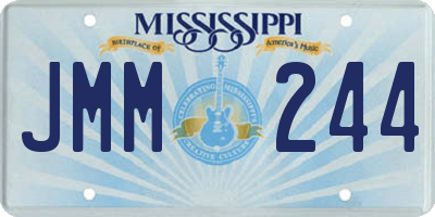MS license plate JMM244