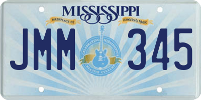 MS license plate JMM345