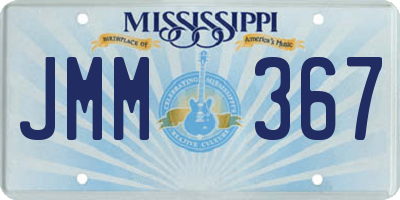 MS license plate JMM367