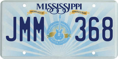 MS license plate JMM368