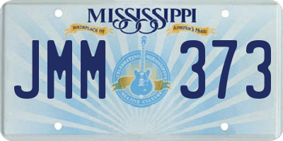 MS license plate JMM373