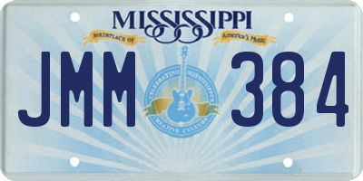MS license plate JMM384