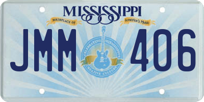 MS license plate JMM406
