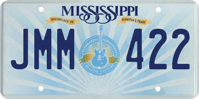 MS license plate JMM422