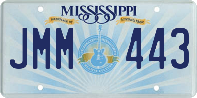 MS license plate JMM443