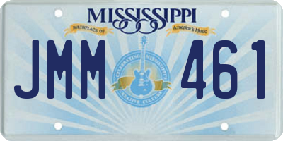 MS license plate JMM461