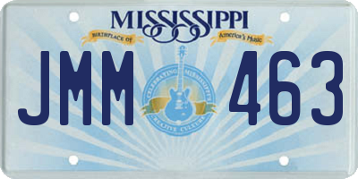 MS license plate JMM463