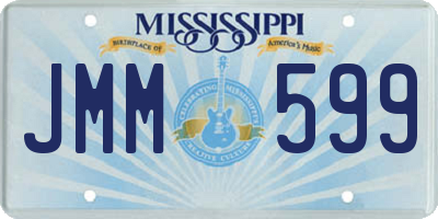 MS license plate JMM599
