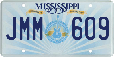 MS license plate JMM609