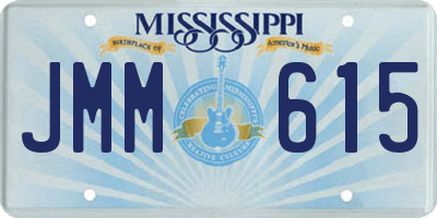 MS license plate JMM615