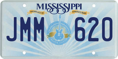 MS license plate JMM620