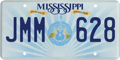 MS license plate JMM628