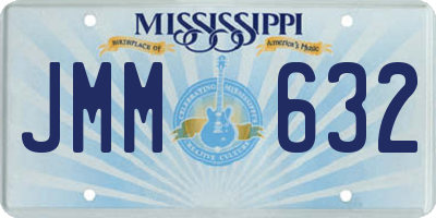 MS license plate JMM632