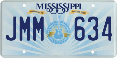 MS license plate JMM634