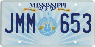 MS license plate JMM653