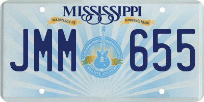 MS license plate JMM655