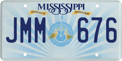 MS license plate JMM676