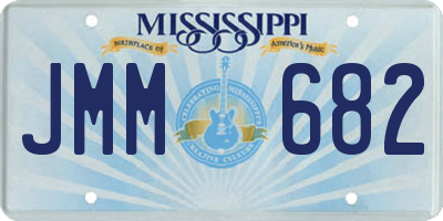 MS license plate JMM682
