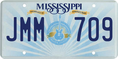 MS license plate JMM709