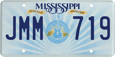 MS license plate JMM719