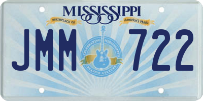 MS license plate JMM722