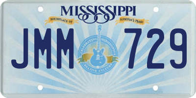 MS license plate JMM729