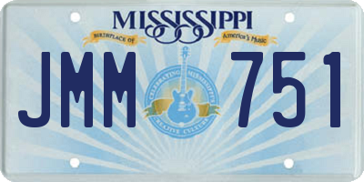 MS license plate JMM751