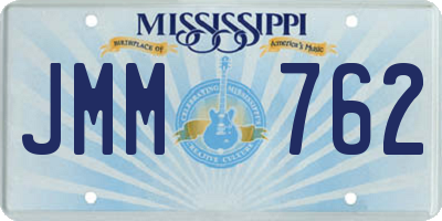 MS license plate JMM762